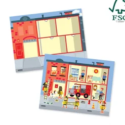 Melissa and Doug My Town Reusable Sticker Pad
