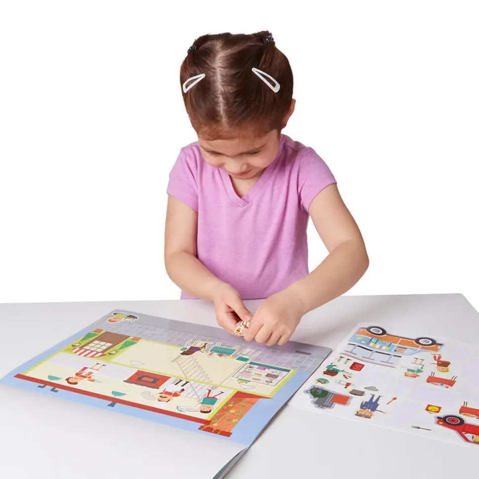 Melissa and Doug My Town Reusable Sticker Pad