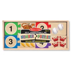 Melissa and Doug Number Puzzles Skill Building Toy