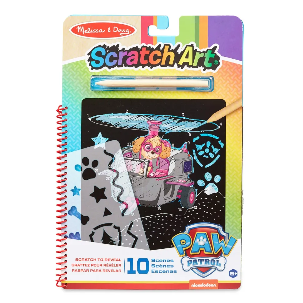 Melissa and Doug PAW Patrol Skye Scratch Art Pad