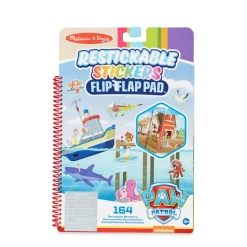 Melissa and Doug PAW Patrol Restickable Stickers Adventure Bay Flip-Fl