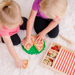 Melissa and Doug Pizza Party Wooden Food Play Set