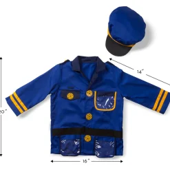 Melissa and Doug Police Officer Costume Role Play Set