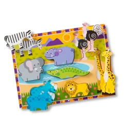 Melissa and Doug Safari 8 Piece Chunky Puzzle
