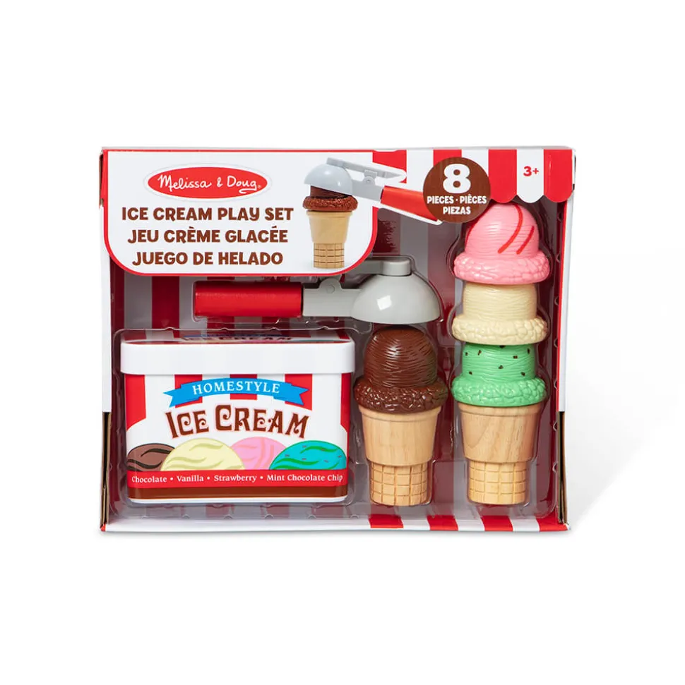 Melissa and Doug Scoop&Stack Ice Cream Cone Play Set