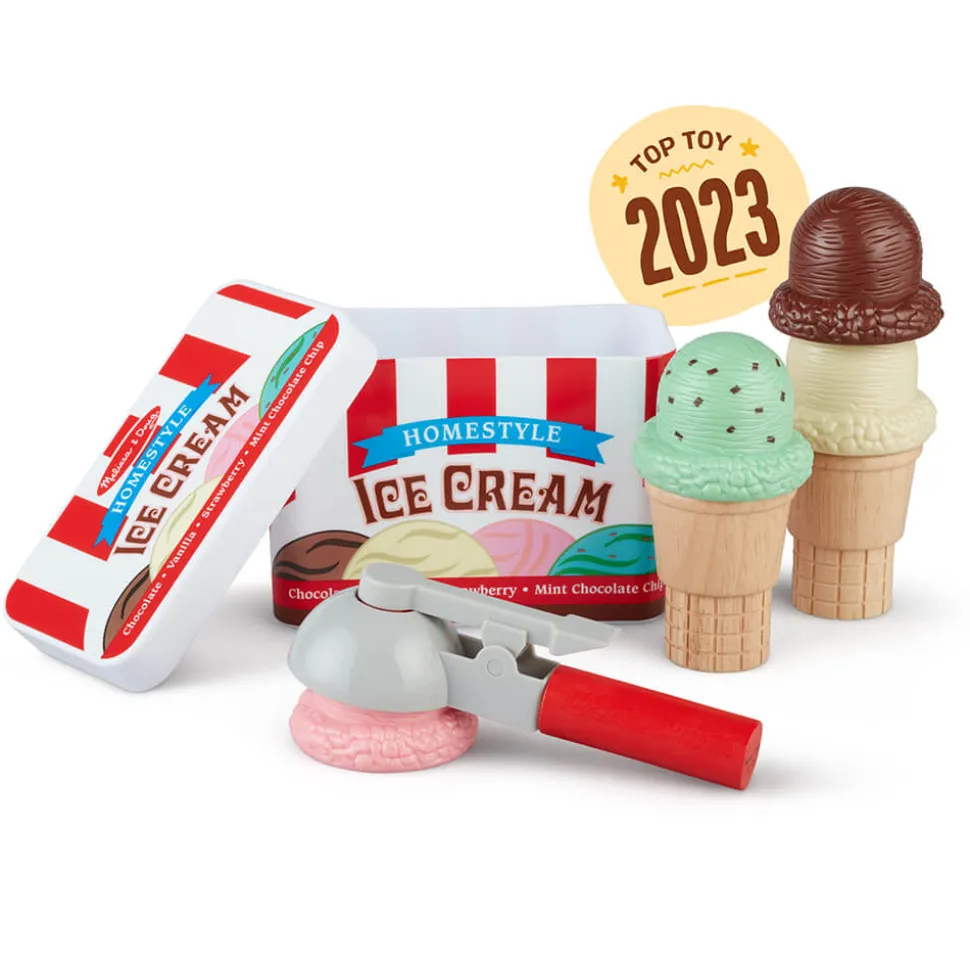 Melissa and Doug Scoop&Stack Ice Cream Cone Play Set