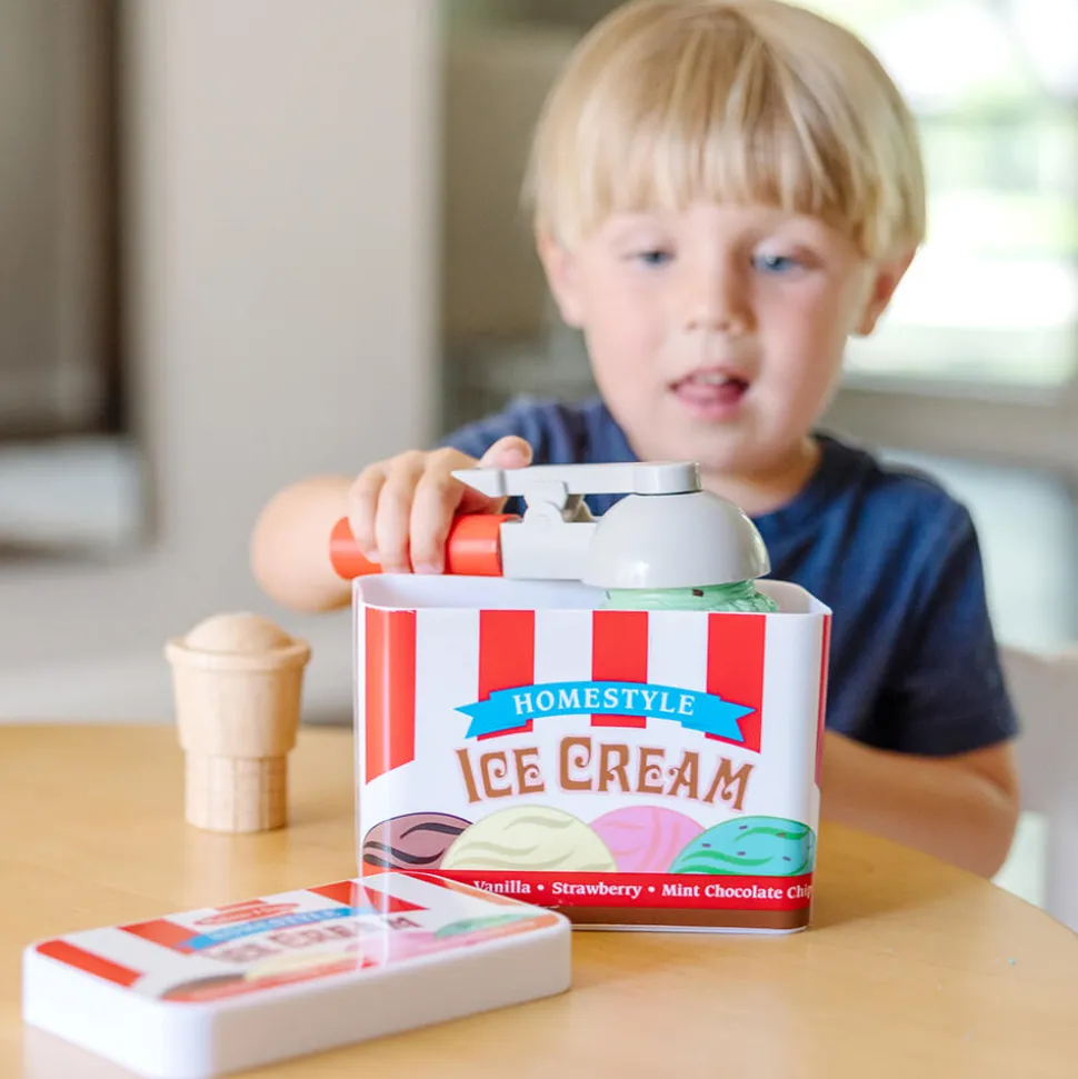 Melissa and Doug Scoop&Stack Ice Cream Cone Play Set
