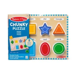 Melissa and Doug Shapes 8 Piece Chunky Puzzle