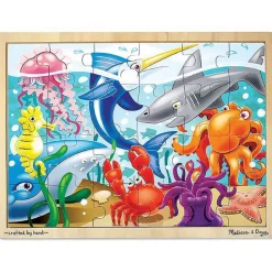 Melissa and Doug Under the Sea 24 PieceWooden Jigsaw Puzzle