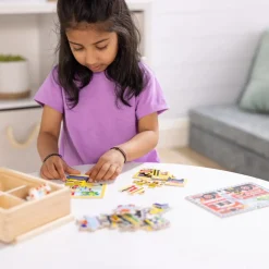 Melissa and Doug Vehicle Puzzles in a Box