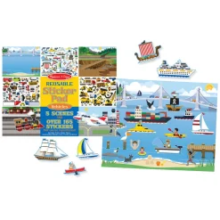Melissa and Doug Vehicles Reusable Sticker Pad