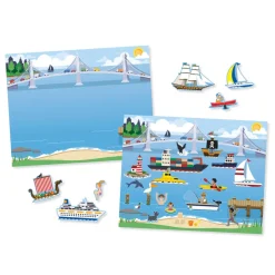 Melissa and Doug Vehicles Reusable Sticker Pad