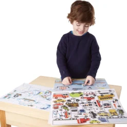 Melissa and Doug Vehicles Reusable Sticker Pad