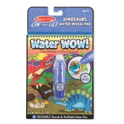 Melissa and Doug Water Wow! Dinosaurs Water-Reveal On the Go Travel Ac