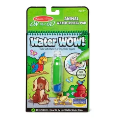 Melissa and Doug Water Wow! Animals Water-Reveal On the Go Travel Acti