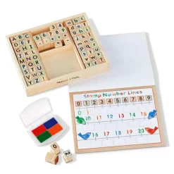 Melissa and Doug Wooden ABC Activity Stamp Set