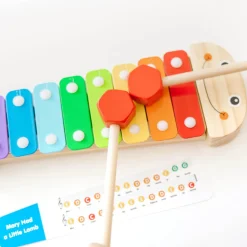 Melissa and Doug Wooden Caterpillar Xylophone Classic Toy