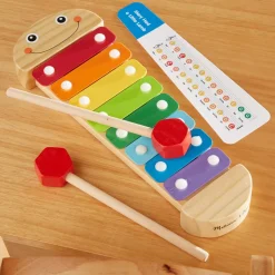 Melissa and Doug Wooden Caterpillar Xylophone Classic Toy