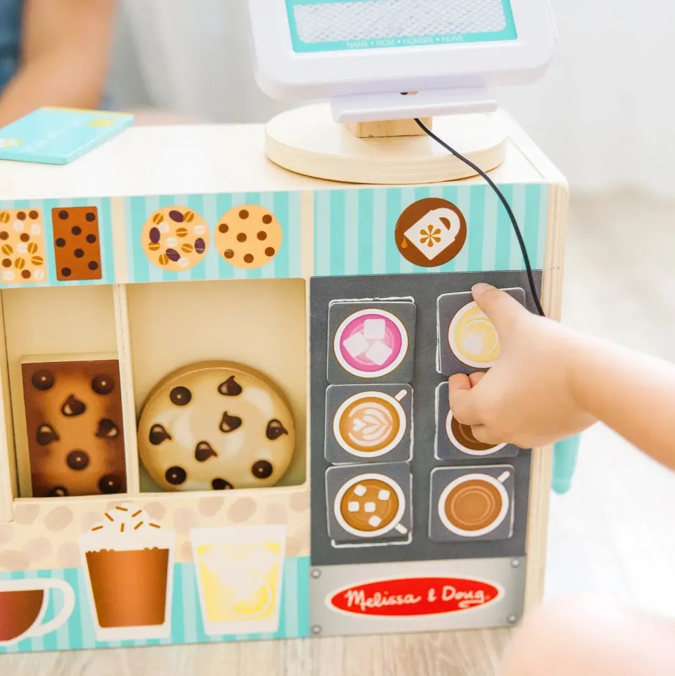 Melissa and Doug Wooden Cafe Barista Coffee Shop