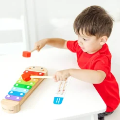 Melissa and Doug Wooden Caterpillar Xylophone Classic Toy