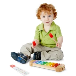 Melissa and Doug Wooden Caterpillar Xylophone Classic Toy