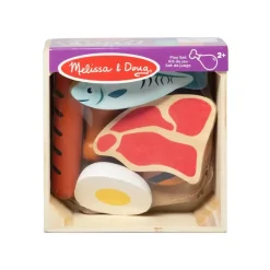Melissa and Doug Wooden Food Groups Protein Play Set