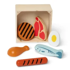 Melissa and Doug Wooden Food Groups Protein Play Set