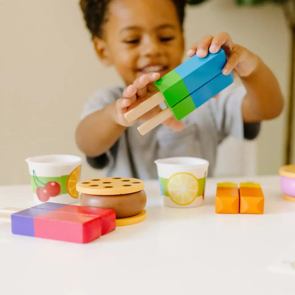 Melissa and Doug Wooden Frozen Treats Play Set