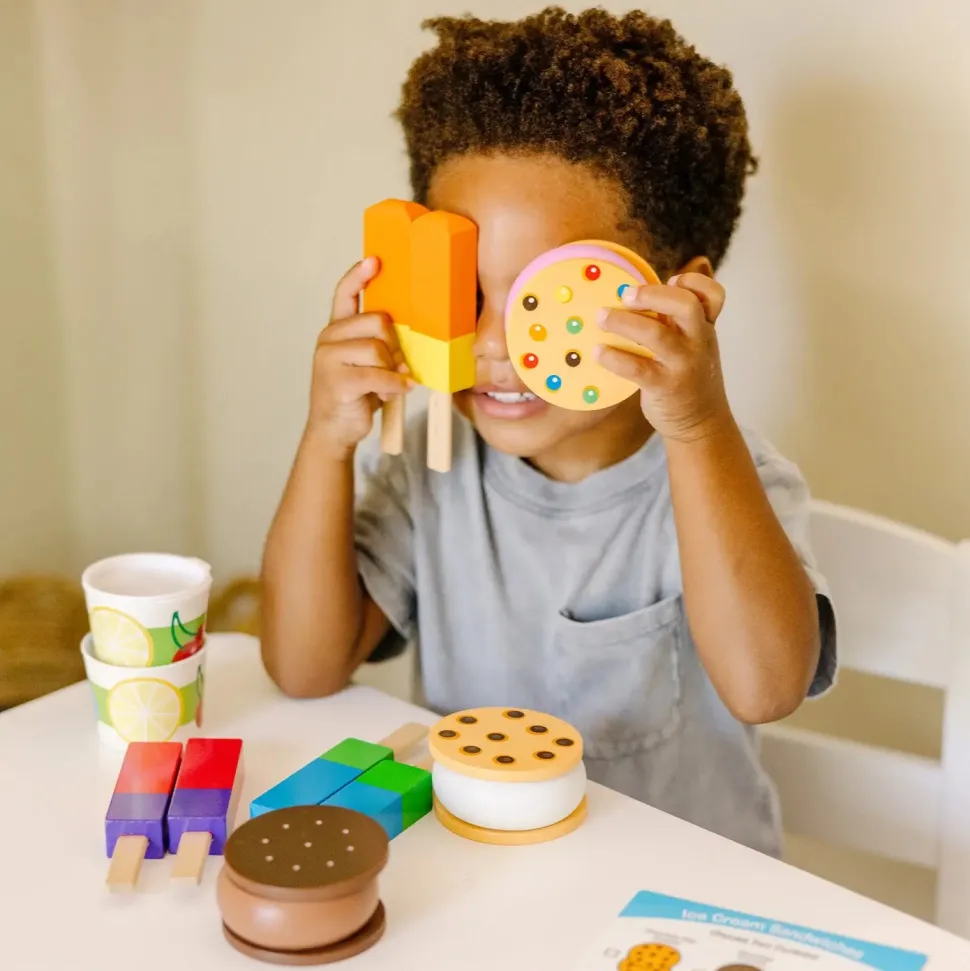 Melissa and Doug Wooden Frozen Treats Play Set