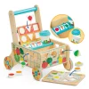 Melissa and Doug Wooden Shape Sorting Grocery Cart