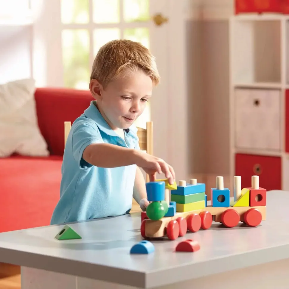 Melissa and Doug Wooden Stacking Train