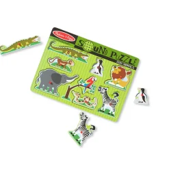 Melissa and Doug Zoo Animals 8 Piece Sound Puzzle