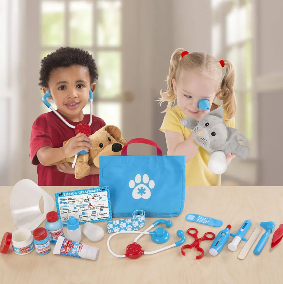 Melissa&Doug Examine&Treat Pet Vet Play Set