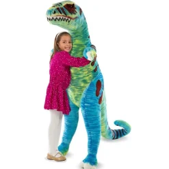Melissa&Doug Jumbo T-Rex Dinosaur Plush