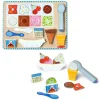 Melissa&Doug Wooden Magnetic Ice Cream Puzzle&Play Set