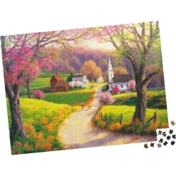Milton Bradley April Morning 1000 Piece Puzzle
