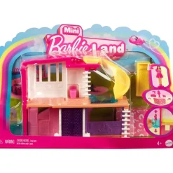 Mini Barbie Land House Yellow Water slide