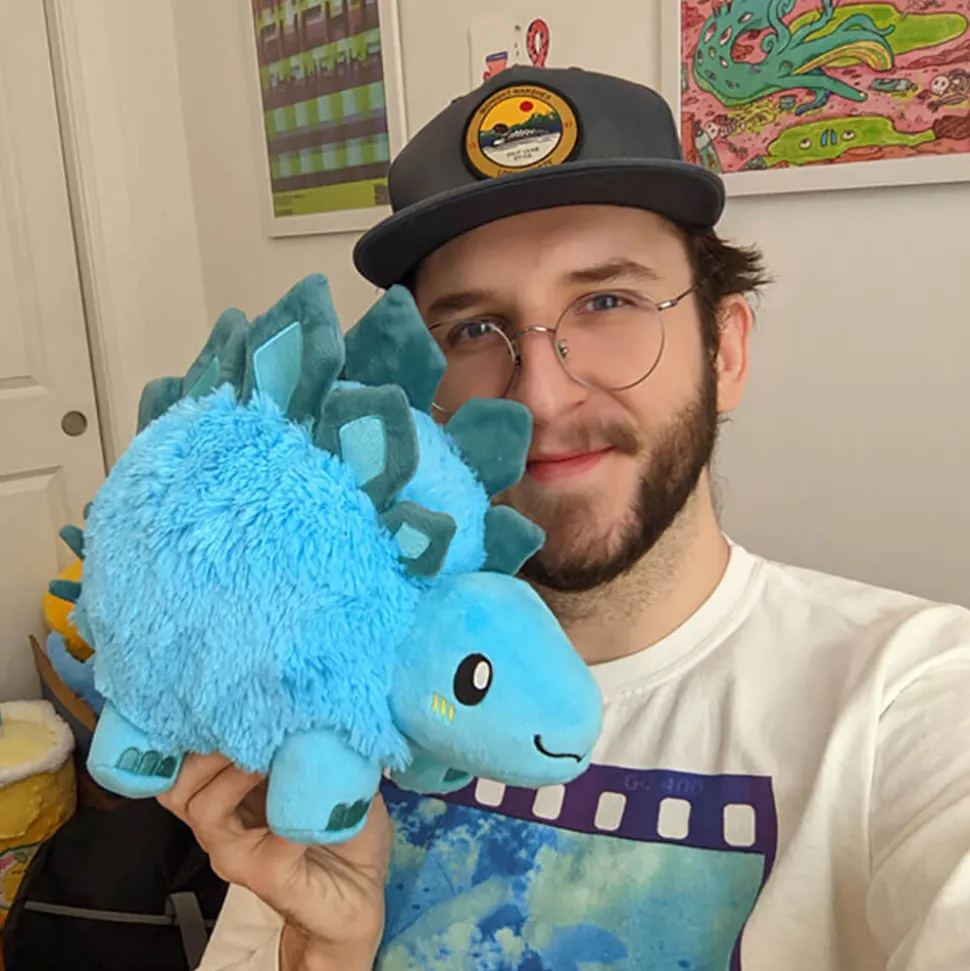 Mini Squishable Stegosaurus Plush
