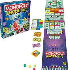 Monopoly Knockout Family Party Board Game