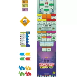Monopoly Knockout Family Party Board Game