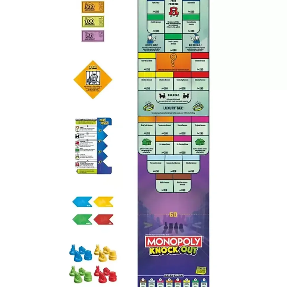 Monopoly Knockout Family Party Board Game