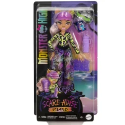 Monster High Scare-Adise Island Clawdeen Wolf Fashion Doll with Swimsu