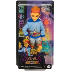 Monster High Scare-Adise Island Heath Burns Fashion Doll with Swimsuit