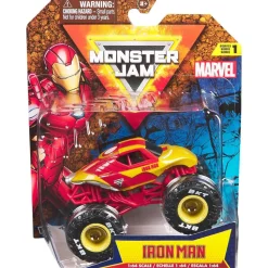 Monster Jam Marvel 1:64 Scale Diecast Iron Man Monster Truck