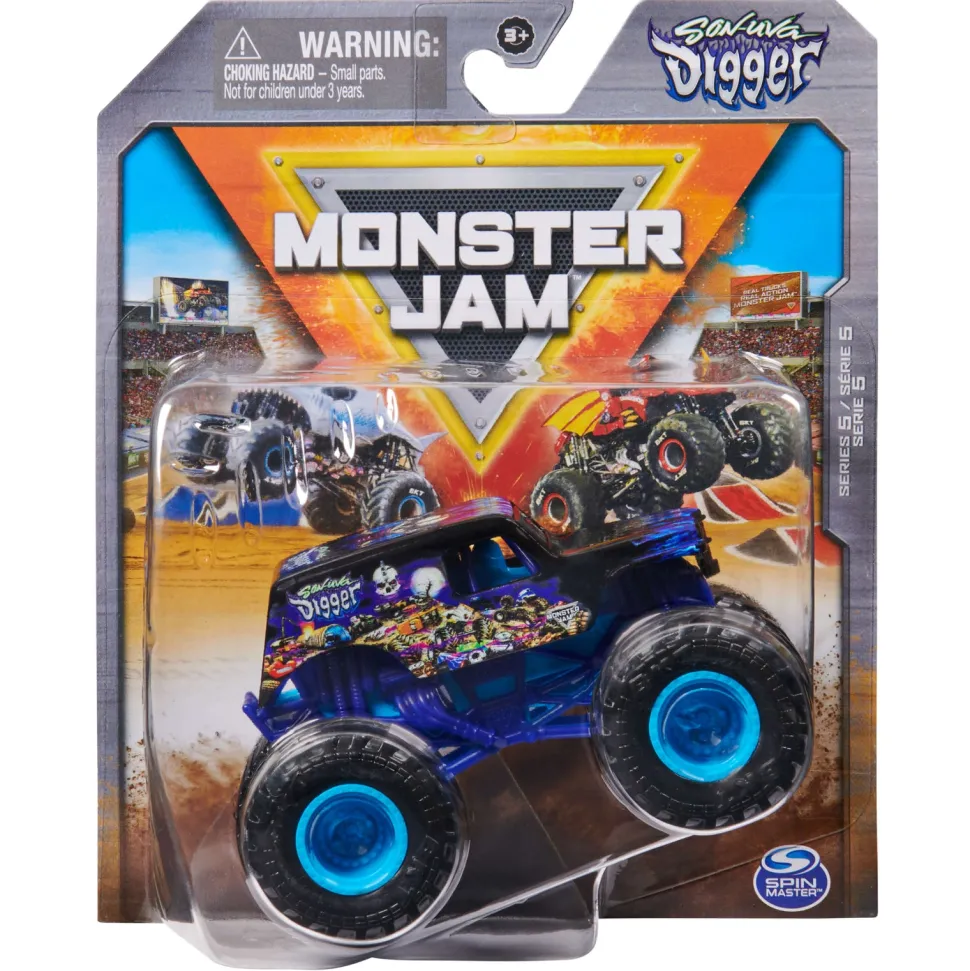 Monster Jam Series 5 Son-Uva Digger 1:64 Scale Diecast Monster Truck