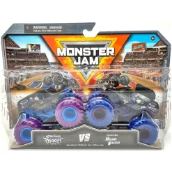Monster Jam Son-Uva Grave Digger vs Great Clips Mohawk Warrior Die-Cas