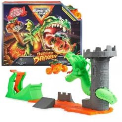 Monster Jam True Metal Dueling Dragon Playset