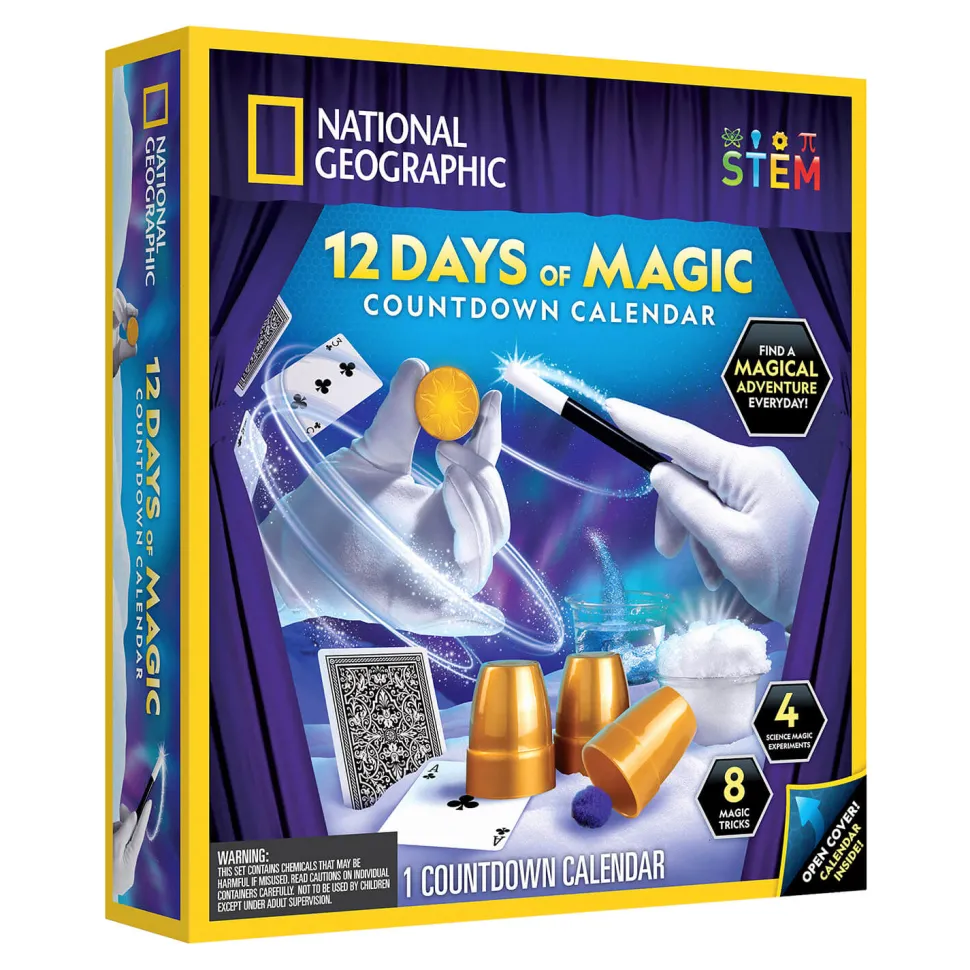 National Geographic 12 Days of Magic Countdown Calendar Kit