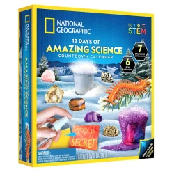 National Geographic 12 Days of Science Countdown Calendar Kit