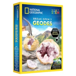 National Geographic Break Your Own Geode 2-Piece Kit